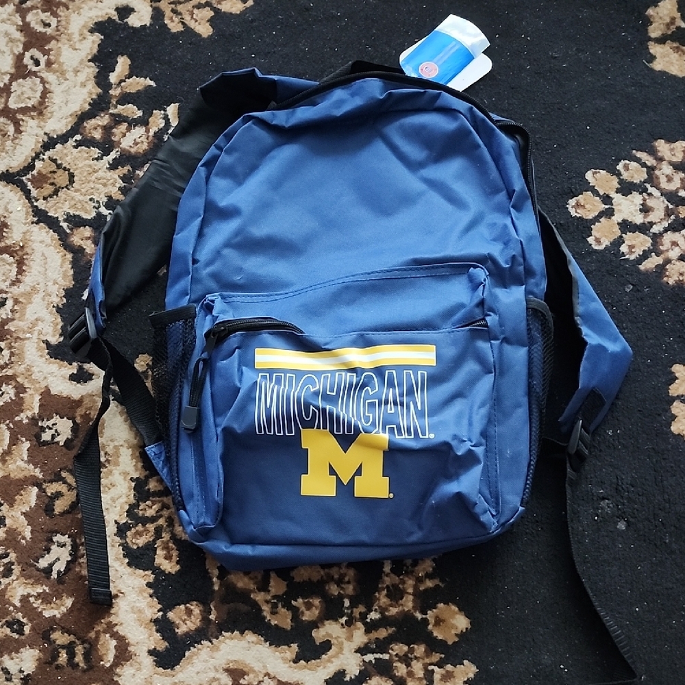 NWT! The Northwest Company Michigan Navy Blue Backpack